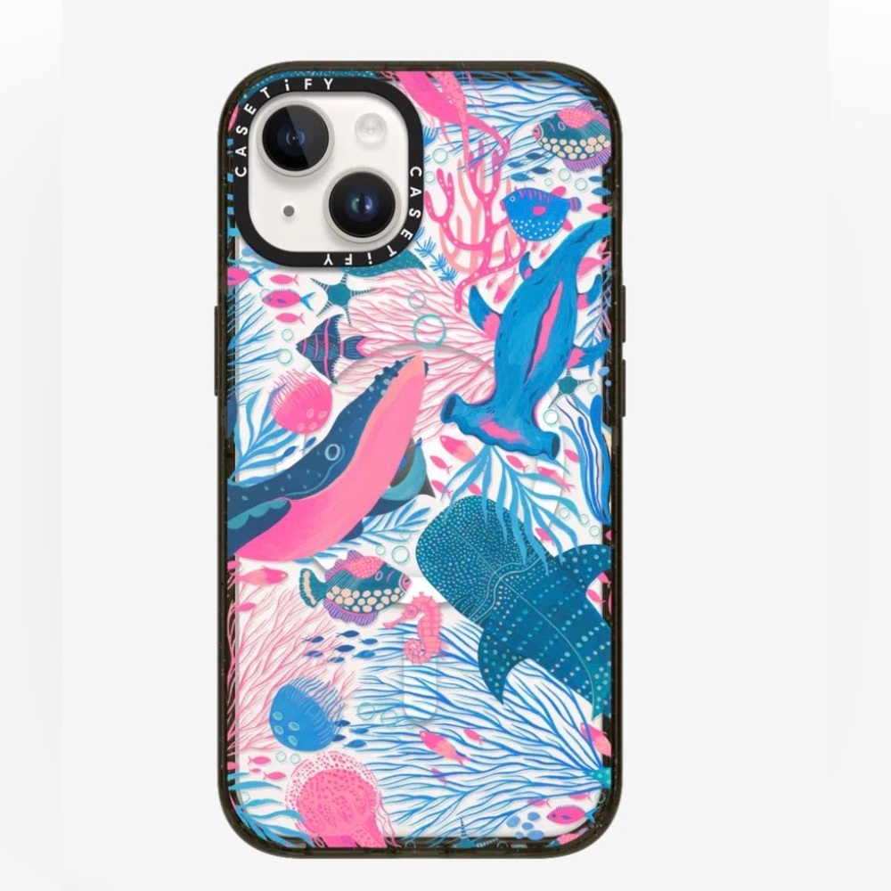 💕💙iPhone 14 Under the Sea Casetify Case🐳🐟